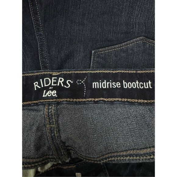Riders by Lee Midrise Bootcut Cut Off Shorts Size 18 Petite - Picture 3 of 6